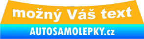 Samolepka Lada 2101 - přední světle oranžová