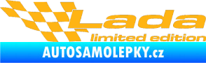 Samolepka Lada limited edition levá světle oranžová