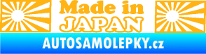 Samolepka Made in Japan 002 světle oranžová