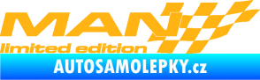 Samolepka MAN limited edition pravá světle oranžová