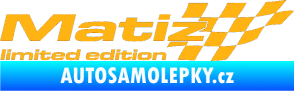 Samolepka Matiz limited edition pravá světle oranžová