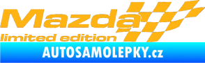 Samolepka Mazda limited edition pravá světle oranžová