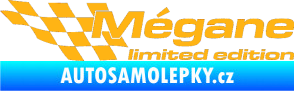 Samolepka Mégane limited edition levá světle oranžová