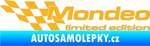 Samolepka Mondeo limited edition levá světle oranžová