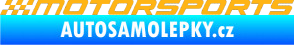 Samolepka Motorsports 001 světle oranžová