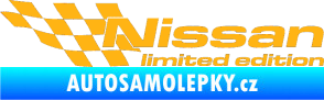 Samolepka Nissan limited edition levá světle oranžová