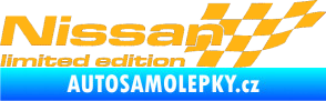 Samolepka Nissan limited edition pravá světle oranžová