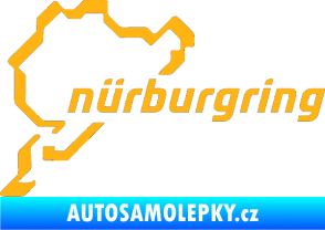 Samolepka Nurburgring světle oranžová