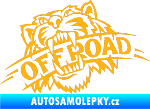 Samolepka Off Road 001  světle oranžová