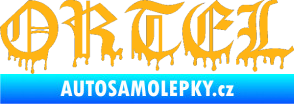 Samolepka Ortel světle oranžová