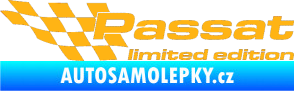 Samolepka Passat limited edition levá světle oranžová