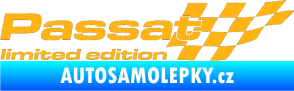 Samolepka Passat limited edition pravá světle oranžová