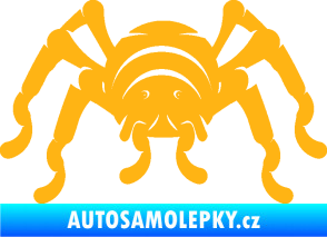 Samolepka Pavouk 018 světle oranžová