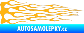 Samolepka Plameny 046 světle oranžová