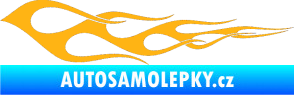 Samolepka Plameny 073 světle oranžová