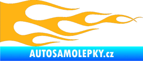 Samolepka Plameny 090 světle oranžová