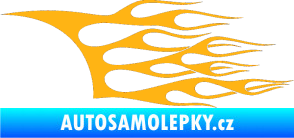 Samolepka Plameny 094 světle oranžová