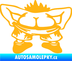 Samolepka Polib mi 003 světle oranžová