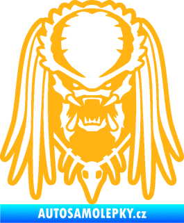 Samolepka Predátor 002 světle oranžová
