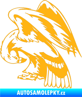 Samolepka Predators 017 levá světle oranžová