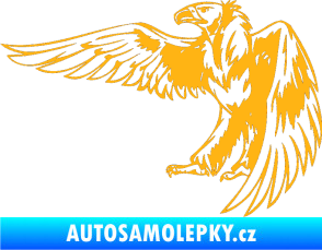 Samolepka Predators 030 levá světle oranžová