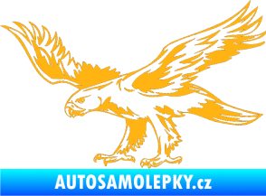 Samolepka Predators 043 levá světle oranžová