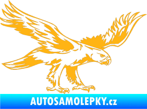 Samolepka Predators 043 pravá světle oranžová