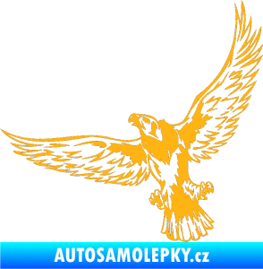 Samolepka Predators 044 levá světle oranžová