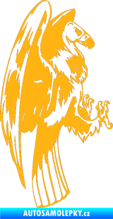 Samolepka Predators 050 pravá světle oranžová