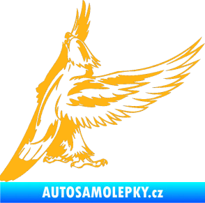 Samolepka Predators 054 pravá orel světle oranžová