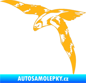 Samolepka Predators 062 levá světle oranžová