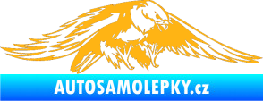 Samolepka Predators 074 pravá světle oranžová