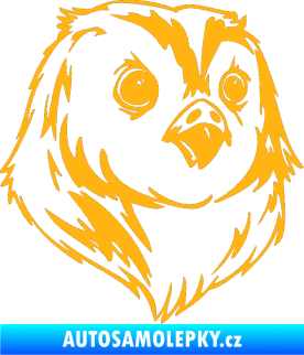 Samolepka Predators 076 pravá světle oranžová