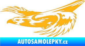 Samolepka Predators 093 levá světle oranžová
