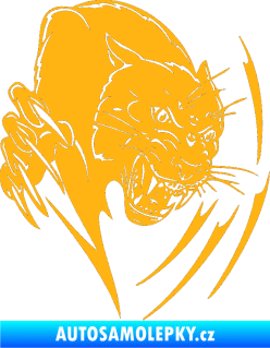 Samolepka Predators 111 pravá puma světle oranžová