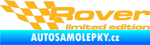 Samolepka Rover limited edition levá světle oranžová
