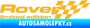 Samolepka Rover limited edition pravá světle oranžová