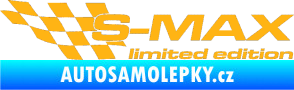 Samolepka S-MAX limited edition levá světle oranžová
