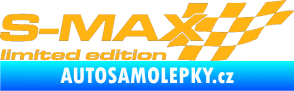 Samolepka S-MAX limited edition pravá světle oranžová