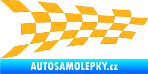 Samolepka Šachovnice 024 světle oranžová