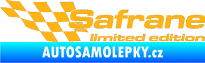 Samolepka Safrane limited edition levá světle oranžová