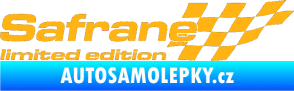 Samolepka Safrane limited edition pravá světle oranžová