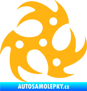 Samolepka Samolepka na víčko od nádrže 005 světle oranžová