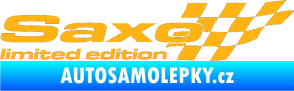 Samolepka Saxo limited edition pravá světle oranžová