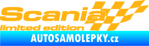 Samolepka Scania limited edition pravá světle oranžová