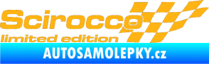 Samolepka Scirocco limited edition pravá světle oranžová