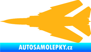 Samolepka Stíhací letoun 007 levá MIG světle oranžová