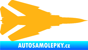 Samolepka Stíhací letoun 007 pravá MIG světle oranžová