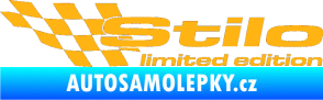 Samolepka Stilo limited edition levá světle oranžová