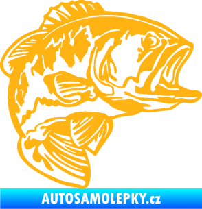 Samolepka Sumec 007 pravá světle oranžová